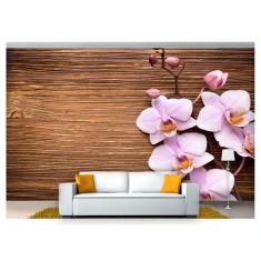 Papel De Parede Floral Flores Textura Sala 3D 3M² Xfl237