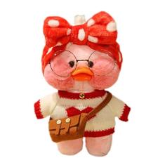 Brinquedo de pelúcia de pato – 29 x 21,8 cm x 21,66 cm, boneca de pelúcia Kawaii, pato de pelúcia, brinquedo de pelúcia | Almofada macia e fofa de pelúcia Lalafanfan