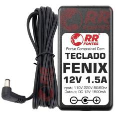 Fonte 12V Para Teclado Piano Fenix Fk-620 Fk-680 Ck-60 Sp-20