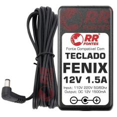 Fonte 12V Para Teclado Piano Fenix Fk-620 Fk-680 Ck-60 Sp-20