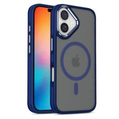 Hitaoyou Capa para iPhone 16 Plus compatível com Magsafe, capa para celular iPhone 16 Plus, capa magnética fina fosca translúcida para iPhone 16 Plus de 6,7 polegadas