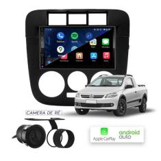 Multimídia MP10 CarPlay e Android Auto Volkswagen Saveiro G4 - First O