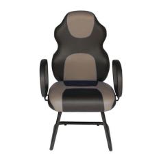 Cadeira Gamer Interlocutor Linha Gamer Racing Bege - Design Office Móv