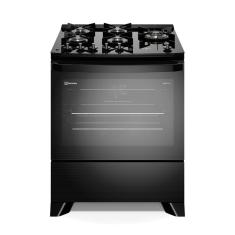 Fogão 5 Bocas Electrolux Preto Experience Mesa De Vidro Grill E Perfectcook360 FE5CP