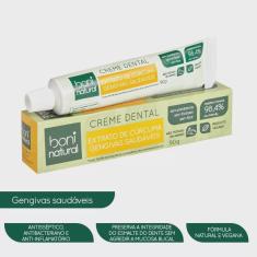 Creme dental boni natural hortelã E cúrcuma 90G