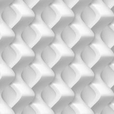 Papel Parede 3D Losango Ondas Autocolante Decorativo Lavavel - LRP