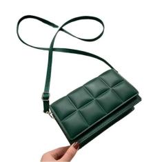 Bolsa Pequena Carteira Quadriculada Crossbody Ombro Mão - Modas Fagund