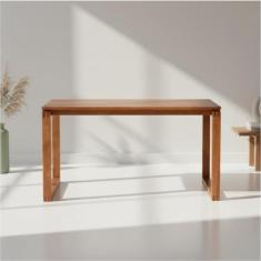 Mesa De Jantar 4 Lugares retangular Madeira Maciça Craft - Artemobili