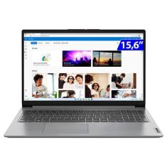 Notebook Lenovo Idea 15.6 I3-1315U 8GB SSD256GB W11 - 83QJ0001BO Cinza