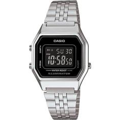 Relógio Casio Feminino La680wa-1bdf Prata
