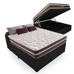 Cama Box Baú E Colchão + Colchão De Molas - Anjos - Superlastic  22x138x188cm