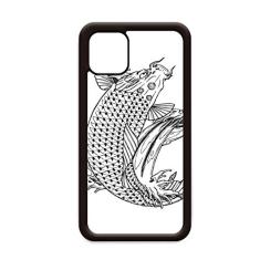 Capa Fish Swimming Up Fast Hope Luck para iPhone 12 Pro Max para Apple Mini Mobile Case Shell