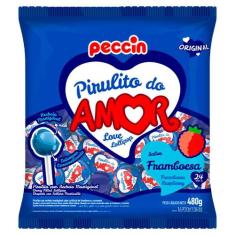 Pirulito Peccin Amor Framboesa 480G