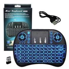 Teclado Mini Keyboard Air Mouse Touch Tv Sem Fio Smart