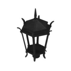 Arandela Lanterna Externa Interna Ferro Fundido 48x33cm - Fundição Alf