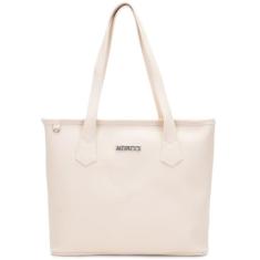 Bolsa feminina Moncci saco de ombro fechamento de zíper alças reforçad