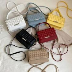 Bolsa De Ombro Da Moda Xadrez De Grife Bolsas Pequenas - Tem Tudo OnLi