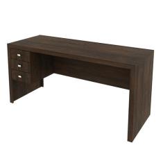 Escrivaninha 3 Gavetas 155x74,5x60 cm Rústico Tecnomobili