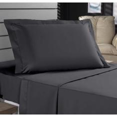 Jogo de Cama Solteiro Percal 400 Fios 03 Pçs Com Aba Americana, Antiác