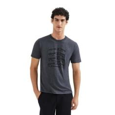 Camiseta Hering Masculina Estampada Car Racing Grafite-Masculino