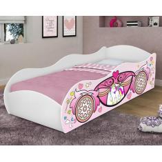 Cama Quarto Infantil Carro com Colchão - DULLAR Móveis, carruagem
