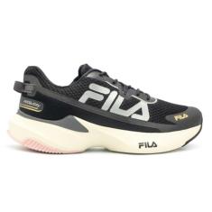 Tenis Feminino Fila Recovery, Black/Alloy/Golden, 34