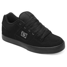 DC Tênis de skate masculino Pure, Preto/preto pirata, 38