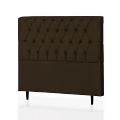 Cabeceira King Baby 195 cm Suede Marrom - D A Decor