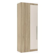 Guarda Roupa Canto Reto Modulado 1 Maleiro 2 Cabideiros 90cm Master Luciane Móveis