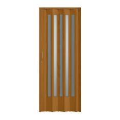 Porta Sanfonada PVC Plastporta 210x60cm Translucida BCF Cerejeira