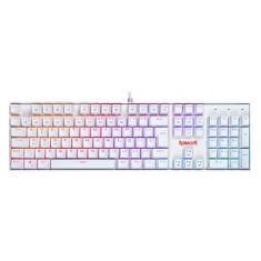 Teclado Mecânico Gamer Redragon Mitra Lunar RGB Switch K551W-RGB, Branco