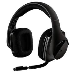 Headset Gamer Sem Fio Logitech G533 7.1 Dolby Surround com Drivers de Áudio Pro-G e Bateria Recarregável