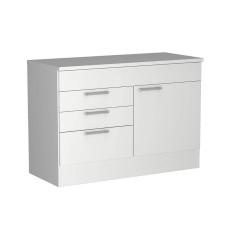 Balcão Multiuso com 2 Gavetas e 2 Portas Nova Mobile Branco