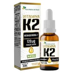 Vitamina K2 Gotas 20ML (120 MCG/PORCAO) Sabor Laranja - Flora Nativa