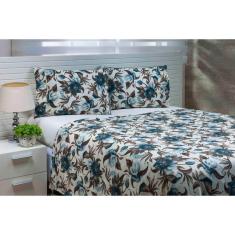 Jogo Lençol 3 Peças Cama Viúva Percal 180 Fios