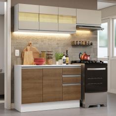 Armário de Cozinha Compacta 100% MDF 180cm Smart Madesa 03