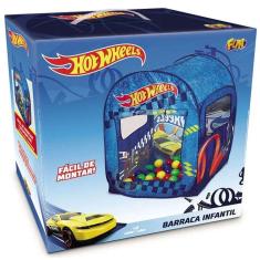 Barraca Infantil com 50 Bolinhas HOT Wheels FUN