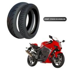 Conjunto 2 Pneus 140/70-17 + 100/80-17 CB 500 Fazer 250 Ninja 250 CBR 