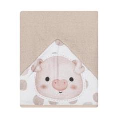 Toalha de Banho Felpuda Papi Amiguinhos Forrada - 90cm x 70cm - 1 Unidade