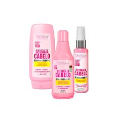 Kit Desmaia Cabelo Shampoo Condicionador E Sérum Forever Liss