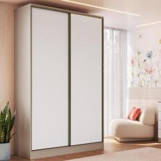 Guarda Roupa Modulado 2 Portas de Correr 2 Gavetas Requinte 100% MDF -