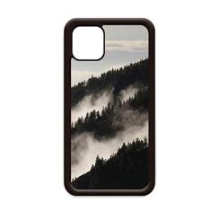 Capa Fog Forest Mist Sky Clouds Mountain para iPhone 12 Pro Max para Apple Mini Mobile Case
