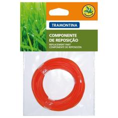 Fio De Nylon 2,4 Mm Para Roçadeira Com 12 M De Comprimento