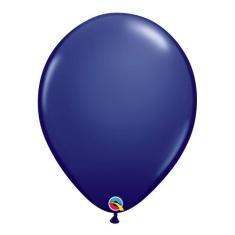Balão De Látex Azul Marinho 11 Polegadas Pc 100 Unidades Qualatex 5712
