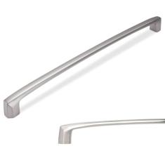 BUKOBYHE Pacote com 6 puxadores de armário de cozinha de 25,4 cm, puxadores de armário de níquel acetinado escovado, puxadores de gaveta prateados, ferragens de cozinha de liga de zinco