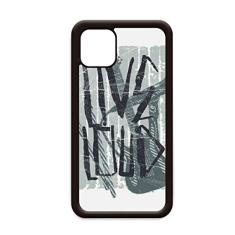 Capa cinza com estampa de instrumentos musicais de jazz para iPhone 12 Pro Max para Apple Mini Mobile Case