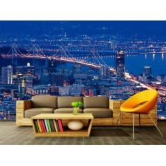 Papel de Parede Paisagens Cidade 115 - 1,50 X 2,50 - Voce Decorando