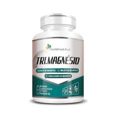 TRI MAGNESIO (Taurato, Malato e Quelato) 60 CAPS - Flora Nativa do Brasil-Unissex