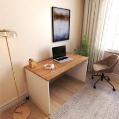 Escrivaninha Mesa Escritório 140cmx70cm 25mm - Bramov Móveis