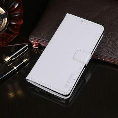 Capa compatível com Oukitel K10, capa carteira flip de couro com compartimento para cartão, suporte e fecho magnético, capa para Oukitel K10